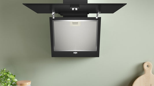 Bosch Series 2 Wall-Mounted Angled Glass Cooker Hood 60cm - Black
