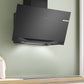 Bosch Series 8 Wall-Mounted Inclined Cooker Hood 90cm - Black Glass