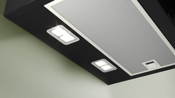 Bosch Series 4 Wall-Mounted Angled Glass Cooker Hood 60cm - Black