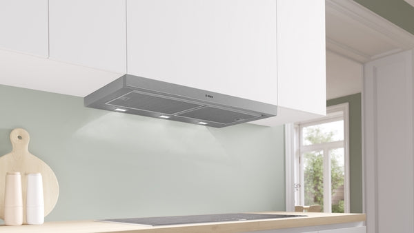 Bosch Series 4 Telescopic Cooker Hood 90cm - Silver