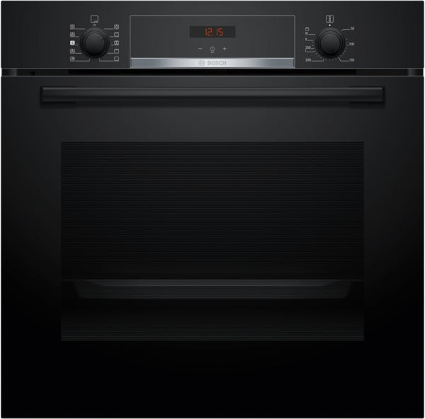 Bosch Series 4 Built-In Electric Single Oven with Steam - Black - A+ Rated