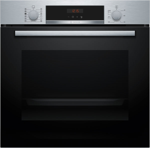 Bosch Series 4 Built-In Electric Single Oven with Pyrolytic - Stainless Steel - A+ Rated