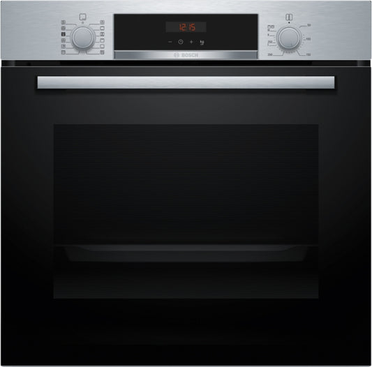 Bosch Series 4 Built-In Electric Single Oven with Pyrolytic - Stainless Steel - A+ Rated