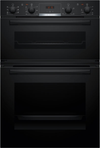 Bosch Series 4 Built-In Electric Double Oven - Black - A Rated