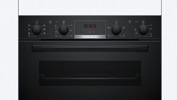 Bosch Series 4 Built-In Electric Double Oven - Black - A Rated