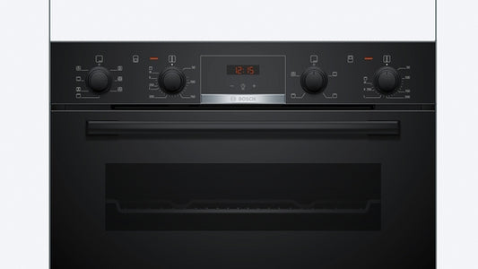 Bosch Series 4 Built-In Electric Double Oven - Black - A Rated