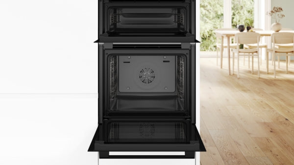 Bosch Series 4 Built-In Electric Double Oven - Black - A Rated