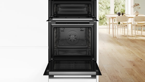 Bosch Series 6 Built-In Electric Double Oven with AutoPilot - Stainless Steel - A Rated