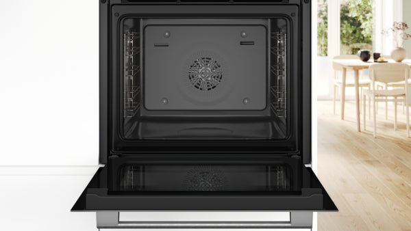 Bosch Series 4 Built-In Electric Single Oven with Steam - White - A+ Rated