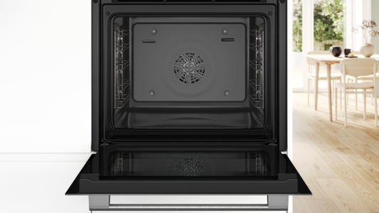 Bosch Series 4 Built-In Electric Single Oven with Steam - White - A+ Rated
