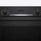 Bosch Series 4 Built-In Electric Single Oven with Steam - Black - A+ Rated