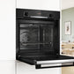 Bosch Series 4 Built-In Electric Single Oven with Pyrolytic - Black - A+ Rated