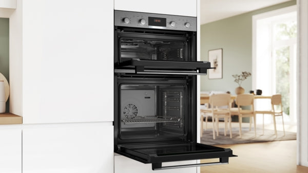 Bosch Series 4 Built-In Electric Double Oven - Stainless Steel - A Rated