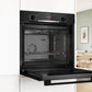 Bosch Series 4 Built-In Electric Single Oven with Steam - Black - A+ Rated