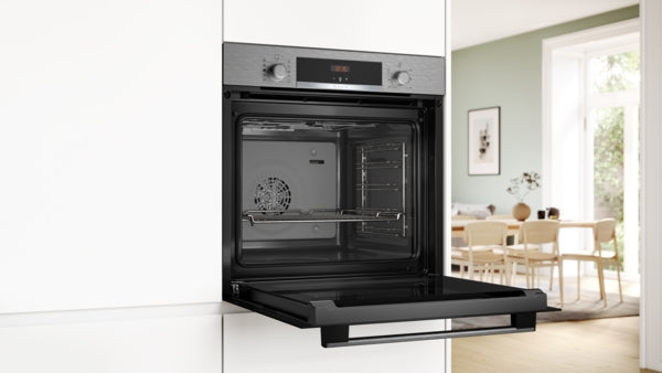 Bosch Series 4 Built-In Electric Single Oven with Steam - Stainless Steel - A+ Rated