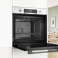 Bosch Series 4 Built-In Electric Single Oven with Steam - White - A+ Rated