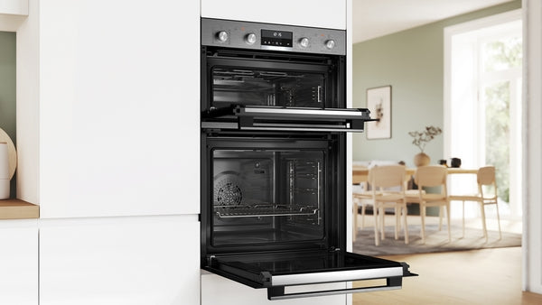 Bosch Series 6 Built-In Electric Double Oven with AutoPilot - Stainless Steel - A Rated
