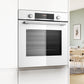 Bosch Series 4 Built-In Electric Single Oven with Steam - White - A+ Rated