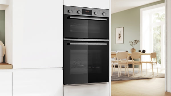 Bosch Series 4 Built-In Electric Double Oven - Stainless Steel - A Rated