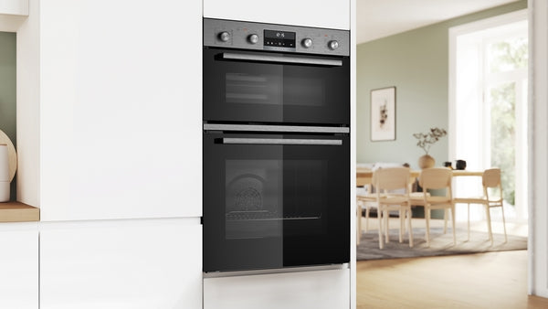 Bosch Series 6 Built-In Electric Double Oven with AutoPilot - Stainless Steel - A Rated