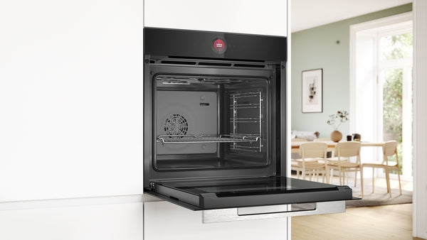 Bosch Series 8 Built-In Electric Single Oven - Black - A+ Rated