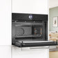 Bosch Series 8 Built-In Compact Oven with Microwave 60x45cm - Black (4D Hotair)