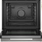 Bosch Series 8 Built-In Electric Single Oven with Steam & Air Fry - Black - A+ Rated