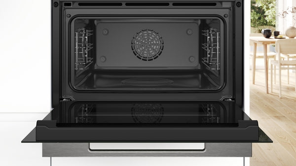 Bosch Series 8 Built-In Compact Steam Oven 60x45cm - Black