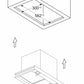 Bosch Series 4 Integrated Design Hood 60cm - Clear Glass Matt Black