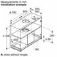 Bosch Series 2 Integrated Design Hood 80cm - Matt Black