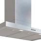 Bosch Series 4 Wall-Mounted Chimney Cooker Hood 90cm - Stainless Steel Look