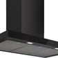 Bosch Series 6 Wall-Mounted Chimney Cooker Hood 90cm - Matt Black