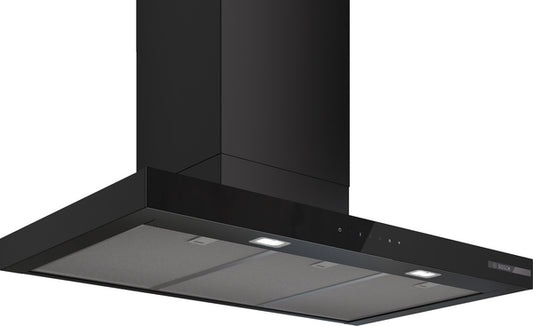 Bosch Series 6 Wall-Mounted Chimney Cooker Hood 90cm - Matt Black