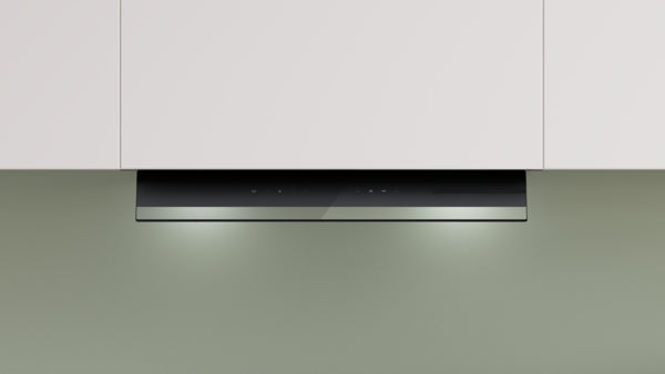 Bosch Series 6 Integrated Design Hood 60cm - Clear Glass Matt Black
