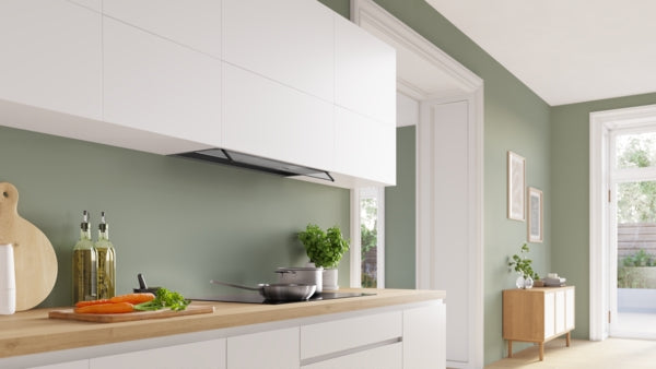 Bosch Series 4 Integrated Design Hood 80cm - Clear Glass Matt Black
