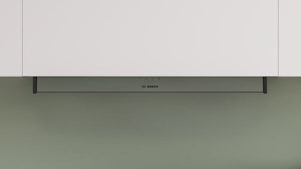 Bosch Series 4 Integrated Design Hood 80cm - Clear Glass Matt Black