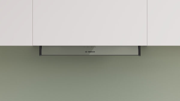 Bosch Series 4 Integrated Design Hood 60cm - Clear Glass Matt Black