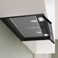 Bosch Series 4 Integrated Design Hood 60cm - Clear Glass Matt Black