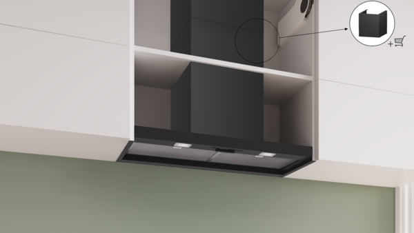 Bosch Series 2 Integrated Design Hood 80cm - Matt Black