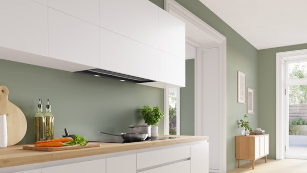 Bosch Series 6 Integrated Design Hood 90cm - Clear Glass Matt Black