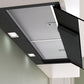 Bosch Series 6 Integrated Design Hood 90cm - Clear Glass Matt Black