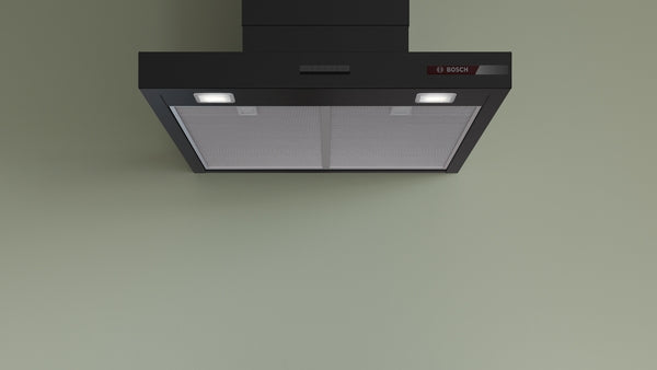 Bosch Series 4 Wall-Mounted Chimney Cooker Hood 60cm - Matt Black