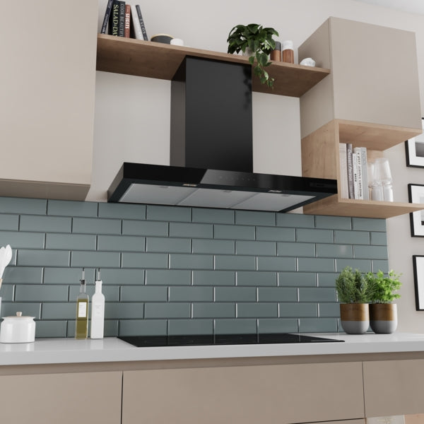 Bosch Series 6 Wall-Mounted Chimney Cooker Hood 90cm - Matt Black