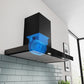 Bosch Series 6 Wall-Mounted Chimney Cooker Hood 90cm - Matt Black