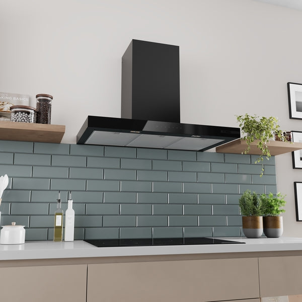 Bosch Series 6 Wall-Mounted Chimney Cooker Hood 90cm - Matt Black