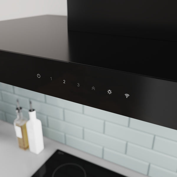 Bosch Series 6 Wall-Mounted Chimney Cooker Hood 60cm - Matt Black