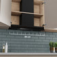 Bosch Series 6 Integrated Design Hood 90cm - Clear Glass Matt Black