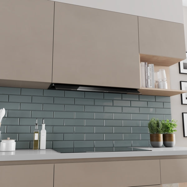 Bosch Series 6 Integrated Design Hood 90cm - Clear Glass Matt Black
