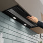 Bosch Series 6 Integrated Design Hood 90cm - Clear Glass Matt Black