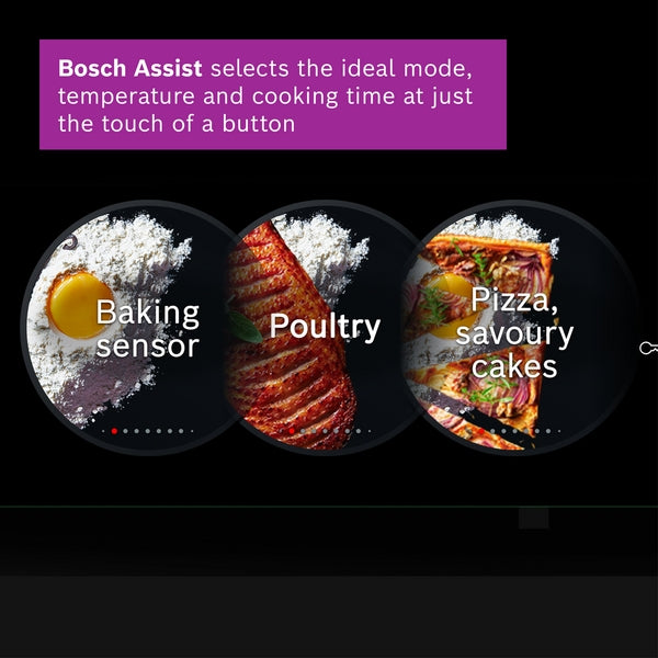 Bosch Series 8 Built-In Electric Single Oven with Air Fry - Black - A+ Rated
